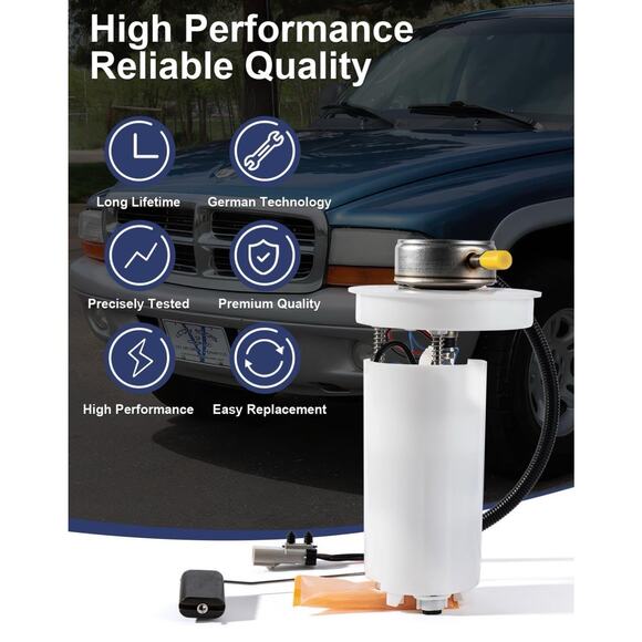 Fuel Pump Sending Unit Assembly For 2000-2004 Dodge Dakota Electric 24 Gallons - Picture 4 of 8